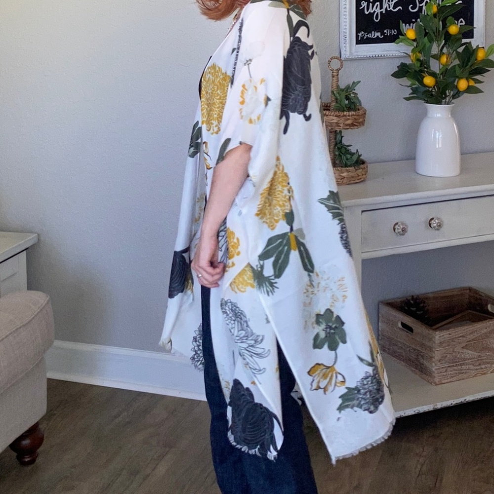White Floral Motif